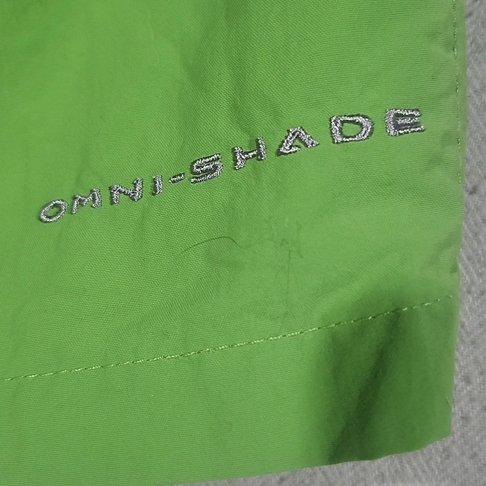 Colombia PFG‎ Performance Fishing Gear Green Elastic Drawstring Men's Shorts XL